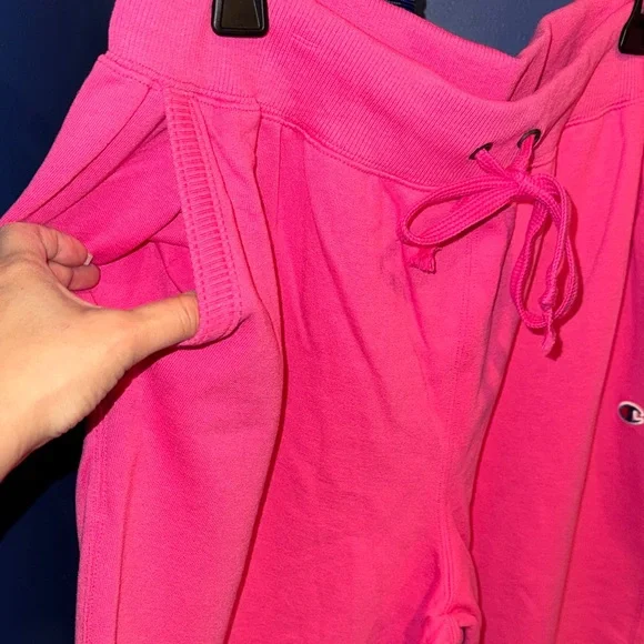 Champion- NWT Pink Jogger Sweatpants with Logo Size 2X - Picture 9 of 17